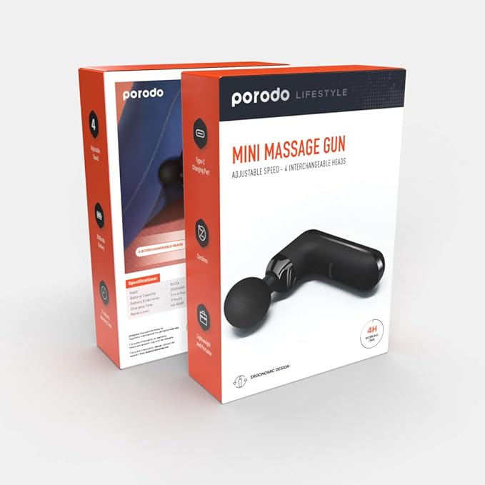 Porodo Lifestyle 12V Mini Massage gamingstore Porodo Lifestyle 12V Mini Massage gamingstore